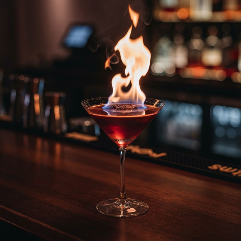 Fire cocktail